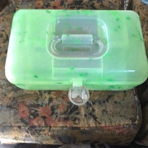 Caboodles Neon Green Makeup Case